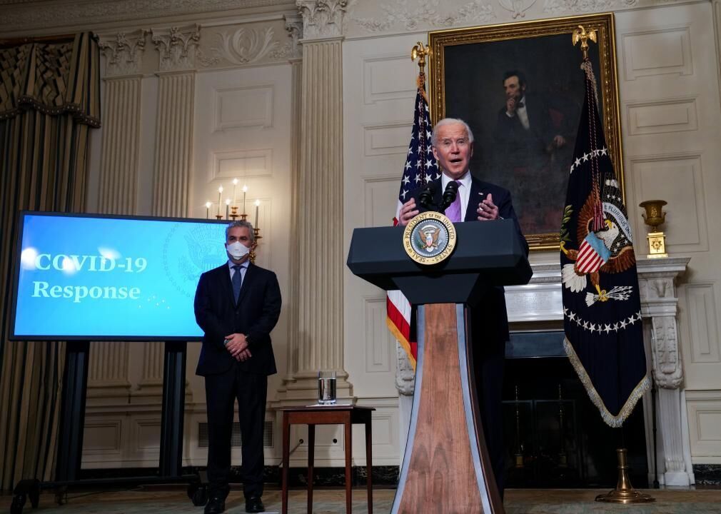 Jan. 27: First press briefing with new White House COVID-19 team